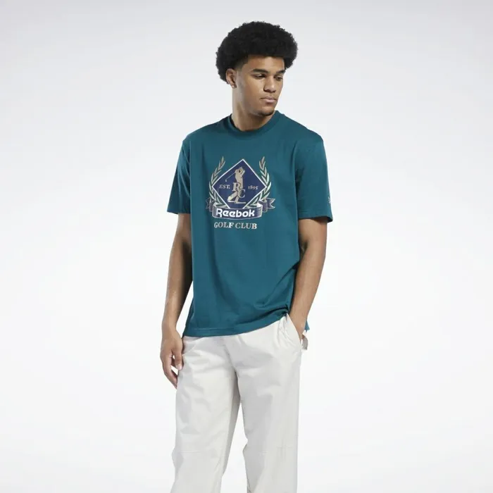 TShirts and Graphic Tees MensWomens Reebok Classics Golf TShirt Midnight Pine TShirts and Graphic Tees MensWomens Reebok Classics Golf TShirt Midnight Pine