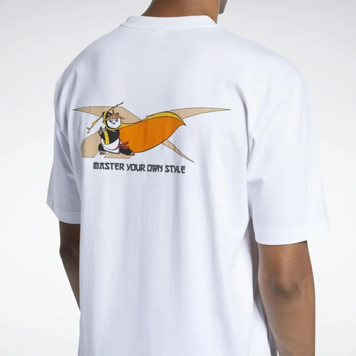 TShirts and Graphic Tees MensWomens Reebok Kung Fu Panda TShirt White