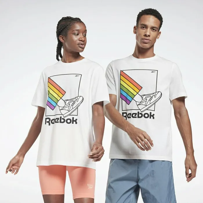 TShirts and Graphic Tees MensWomens Reebok Pride Graphic TShirt White