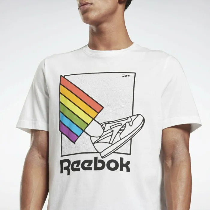 TShirts and Graphic Tees MensWomens Reebok Pride Graphic TShirt White