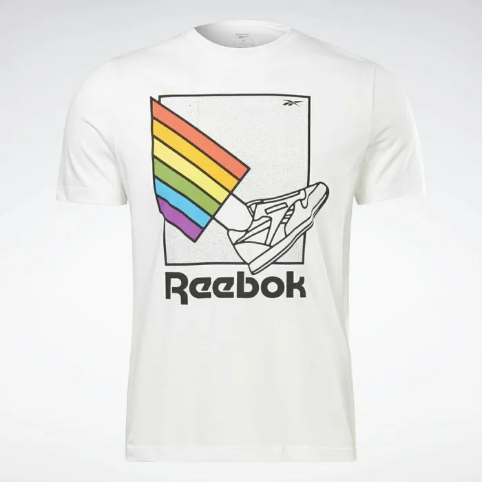 TShirts and Graphic Tees MensWomens Reebok Pride Graphic TShirt White