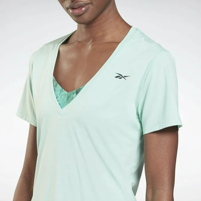 TShirts and Graphic Tees Womens Reebok Activchill Athletic TShirt Semi Pixel Mint