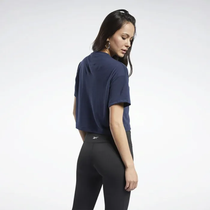 TShirts and Graphic Tees Womens Reebok Boxy Tee Vector Navy