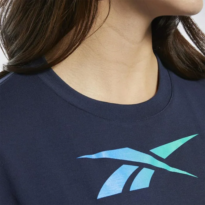 TShirts and Graphic Tees Womens Reebok Boxy Tee Vector Navy