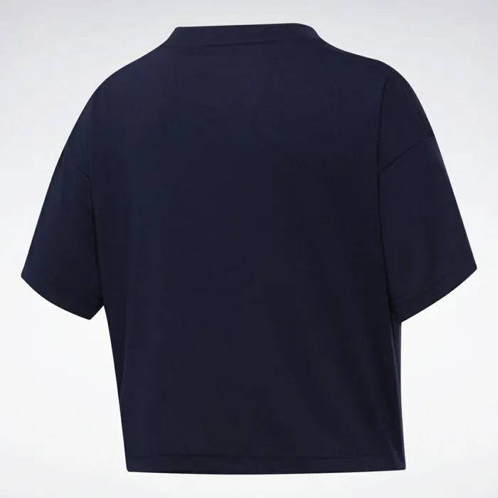 TShirts and Graphic Tees Womens Reebok Boxy Tee Vector Navy