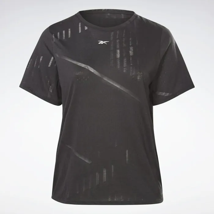 TShirts and Graphic Tees Womens Reebok Burnout TShirt Plus Size Black