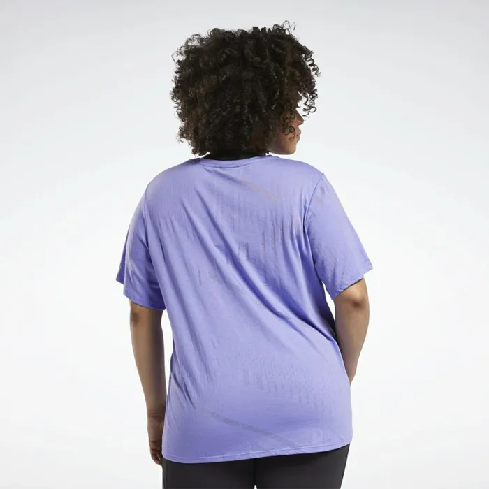 TShirts and Graphic Tees Womens Reebok Burnout TShirt Plus Size Hyper Purple