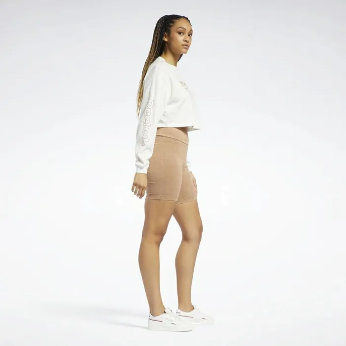 TShirts and Graphic Tees Womens Reebok Classics Long Sleeve Shirt Chalk