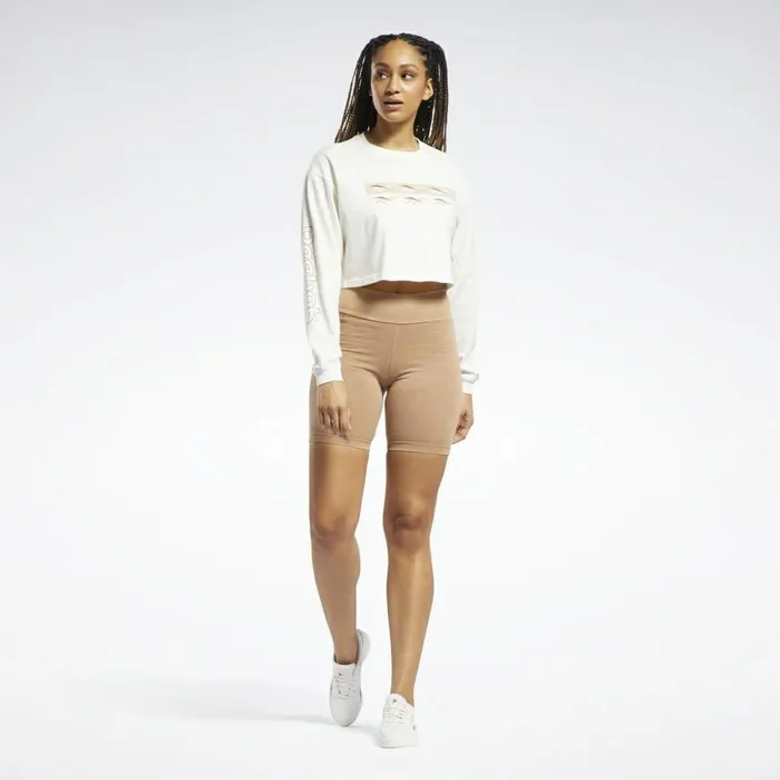 TShirts and Graphic Tees Womens Reebok Classics Long Sleeve Shirt Chalk