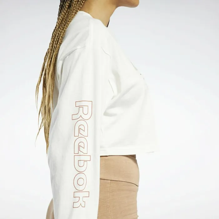 TShirts and Graphic Tees Womens Reebok Classics Long Sleeve Shirt Chalk