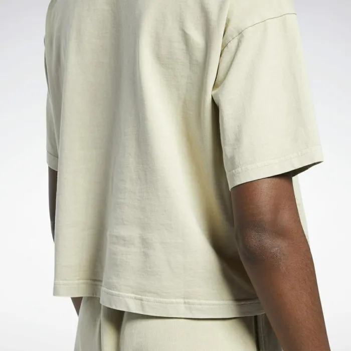 TShirts and Graphic Tees Womens Reebok Classics Natural Dye Cropped TShirt Stucco