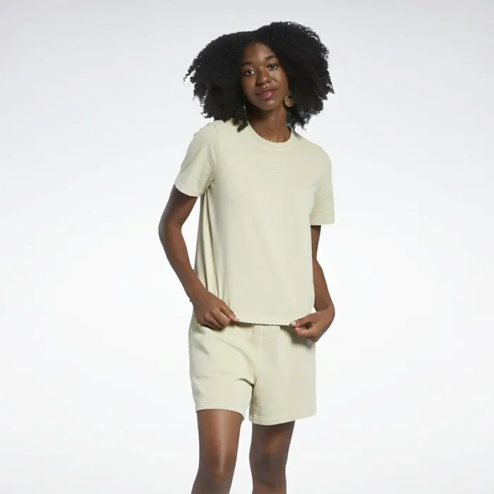 TShirts and Graphic Tees Womens Reebok Classics Natural Dye TShirt Stucco