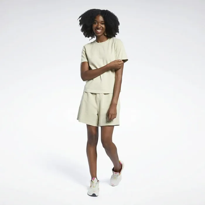 TShirts and Graphic Tees Womens Reebok Classics Natural Dye TShirt Stucco