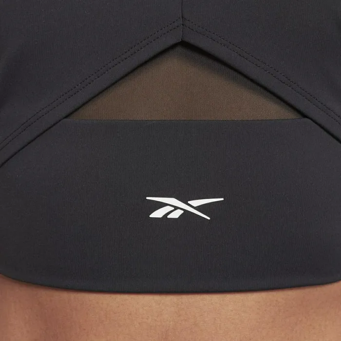TShirts and Graphic Tees Womens Reebok Colorblock Crop Top Black
