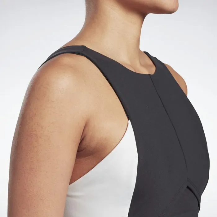TShirts and Graphic Tees Womens Reebok Colorblock Crop Top Black