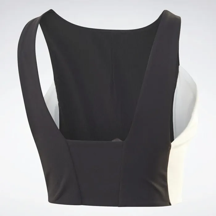 TShirts and Graphic Tees Womens Reebok Colorblock Crop Top Black