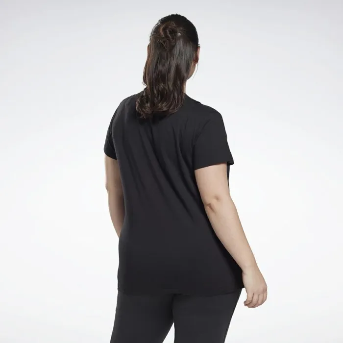 TShirts and Graphic Tees Womens Reebok Graphic Vector TShirt Plus Size Black