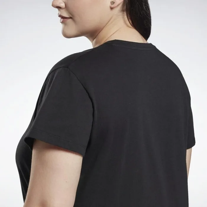 TShirts and Graphic Tees Womens Reebok Graphic Vector TShirt Plus Size Black
