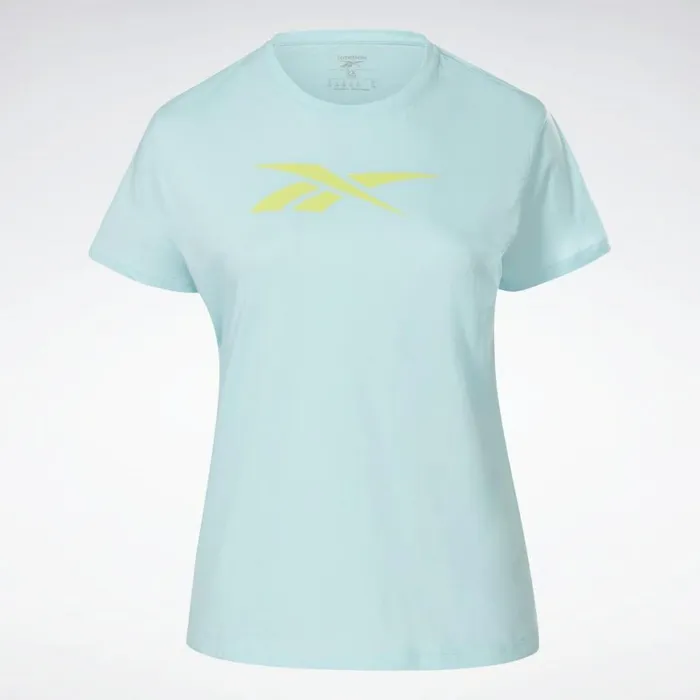 TShirts and Graphic Tees Womens Reebok Graphic Vector TShirt Plus Size Digital Glow