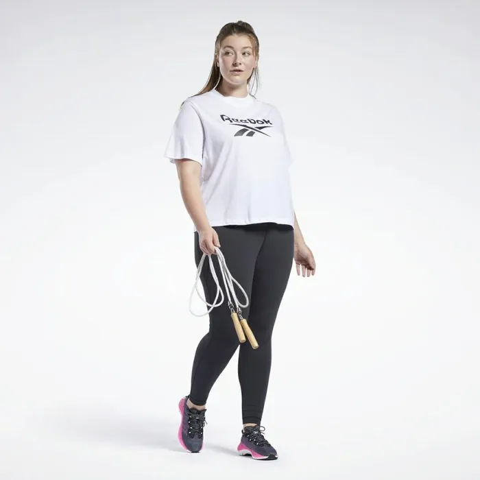 TShirts and Graphic Tees Womens Reebok Identity TShirt Plus Size White Black