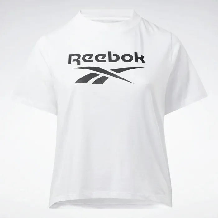 TShirts and Graphic Tees Womens Reebok Identity TShirt Plus Size White Black