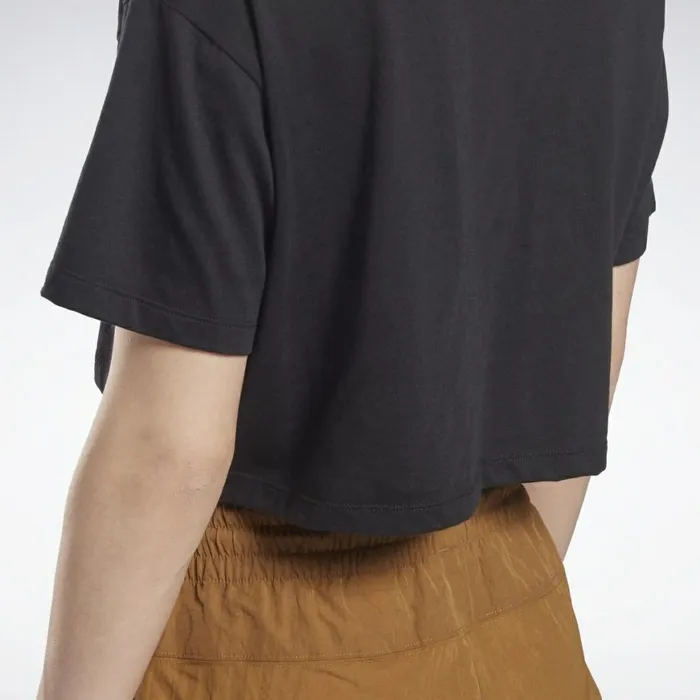 TShirts and Graphic Tees Womens Reebok MYT Cropped TShirt Black