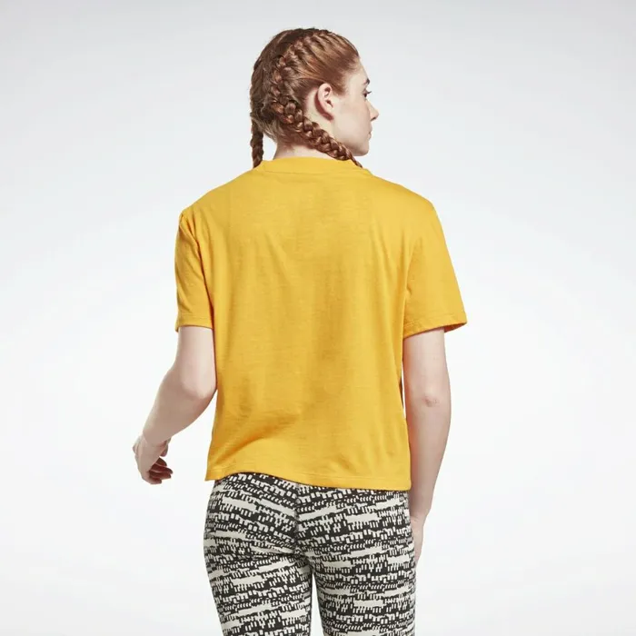TShirts and Graphic Tees Womens Reebok MYT TShirt Semi Solar Gold