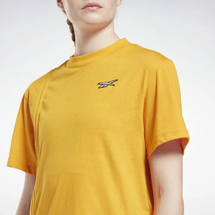 TShirts and Graphic Tees Womens Reebok MYT TShirt Semi Solar Gold