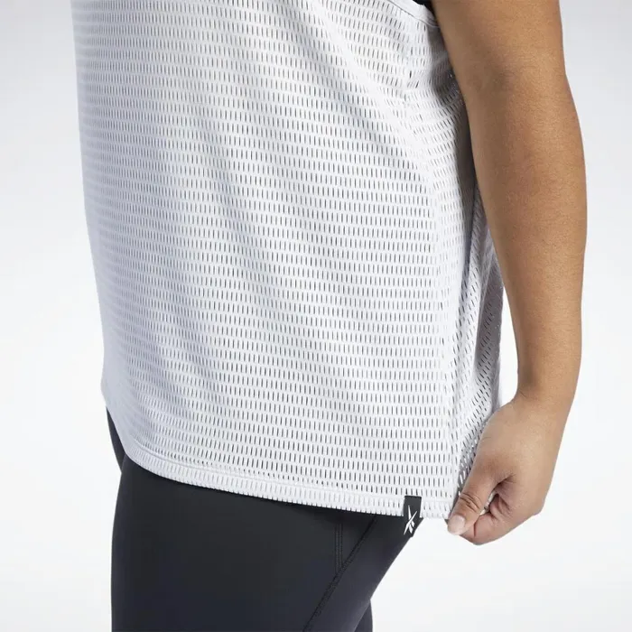 TShirts and Graphic Tees Womens Reebok Perforated Tank Top Porcelain