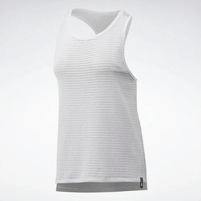 TShirts and Graphic Tees Womens Reebok Perforated Tank Top Porcelain