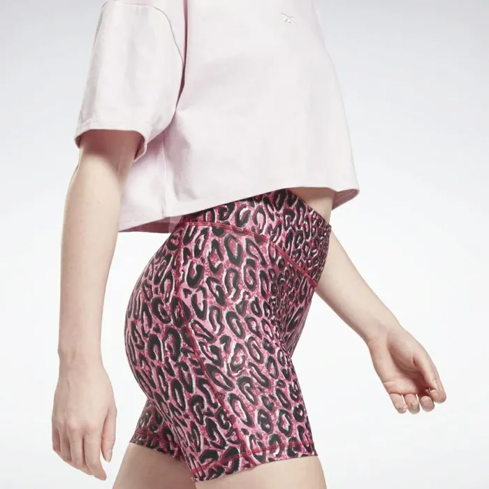TShirts and Graphic Tees Womens Reebok Studio Cropped TShirt Frost Berry