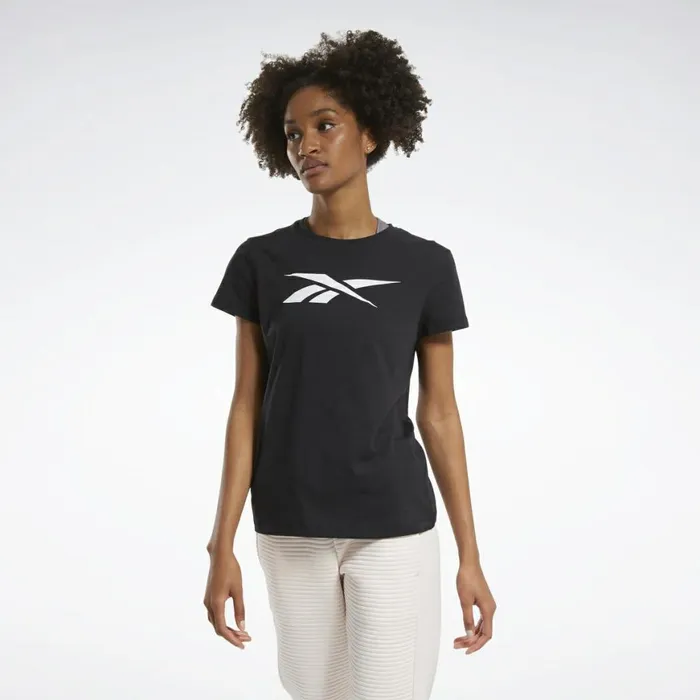 TShirts and Graphic Tees Womens Reebok Training Essentials Vector Graphic Tee Black TShirts and Graphic Tees Womens Reebok Training Essentials Vector Graphic Tee Black