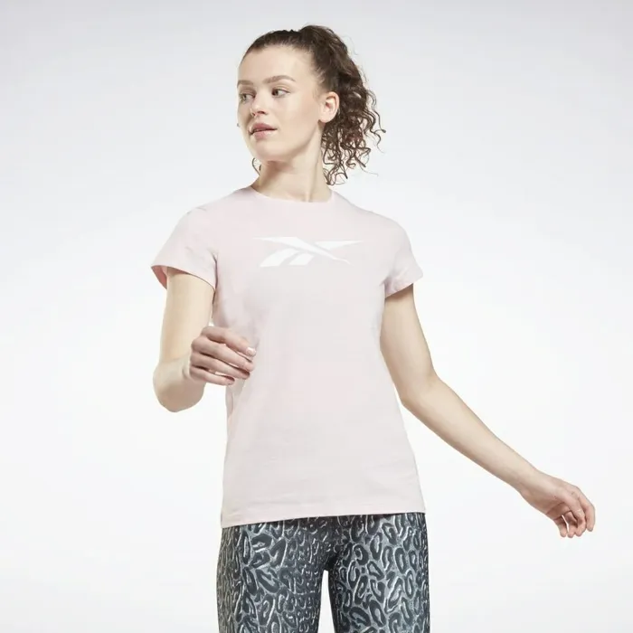 TShirts and Graphic Tees Womens Reebok Training Essentials Vector Graphic Tee Frost Berry TShirts and Graphic Tees Womens Reebok Training Essentials Vector Graphic Tee Frost Berry