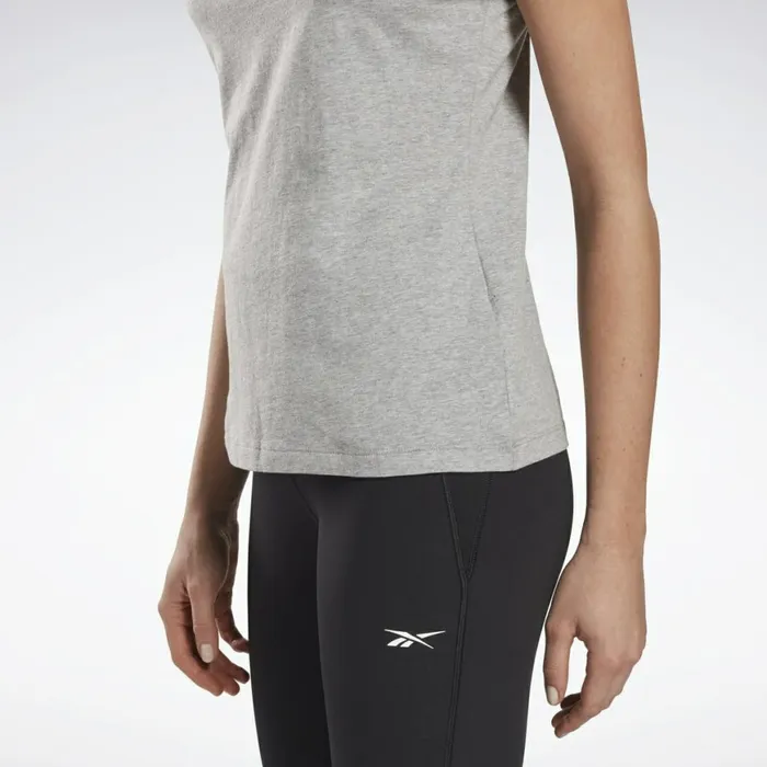 TShirts and Graphic Tees Womens Reebok Training Essentials Vector Graphic Tee Medium Grey Heather