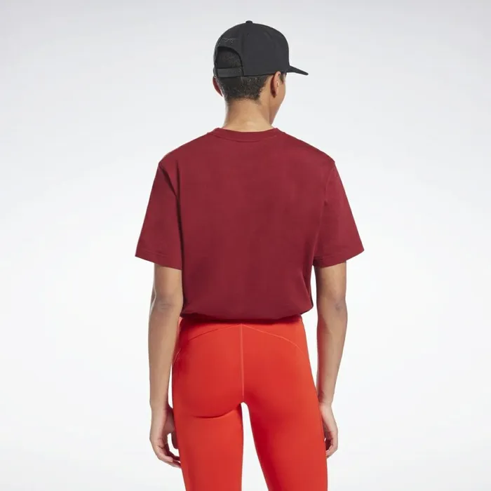 TShirts and Graphic Tees Womens Reebok VB Tee Collegiate Burgundy