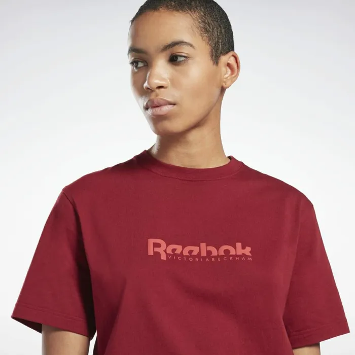 TShirts and Graphic Tees Womens Reebok VB Tee Collegiate Burgundy