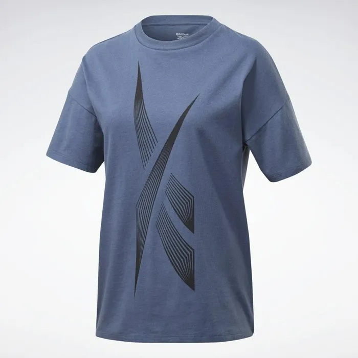 TShirts and Graphic Tees Womens Reebok Vector Graphic Tee Smoky Indigo