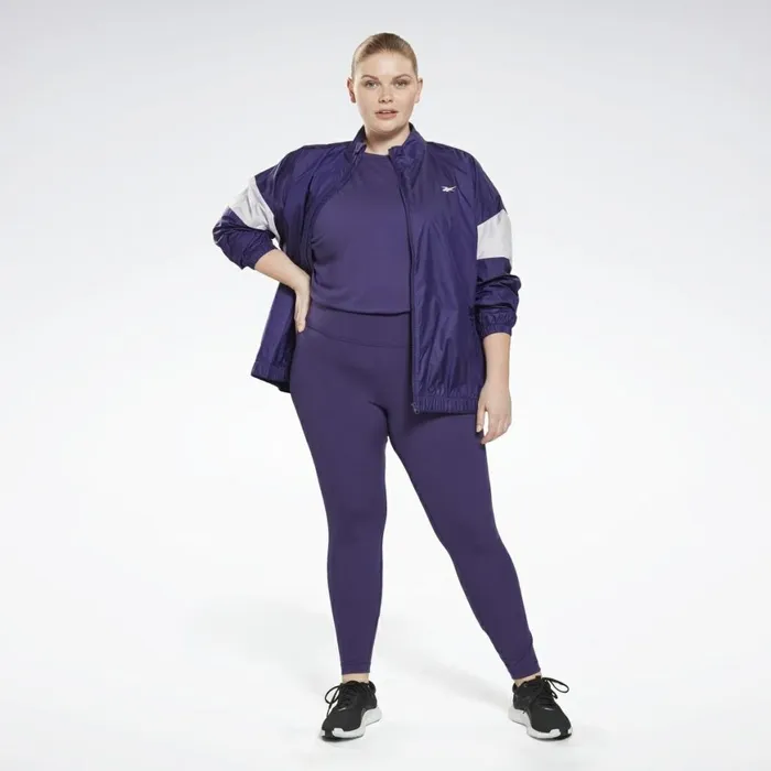 TShirts and Graphic Tees Womens Reebok Workout Ready Supremium Long Sleeve TShirt Plus Size Dark Orchid