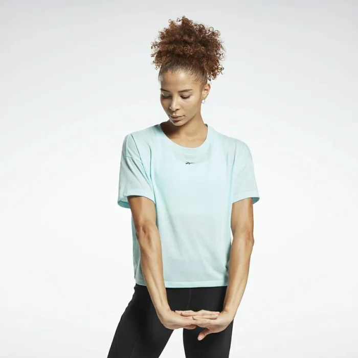 TShirts and Graphic Tees Womens Reebok Workout Ready Supremium TShirt Digital Glow TShirts and Graphic Tees Womens Reebok Workout Ready Supremium TShirt Digital Glow
