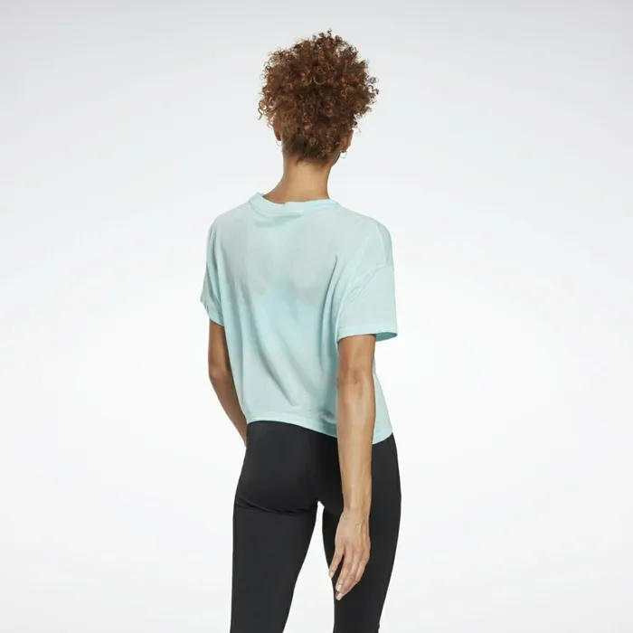 TShirts and Graphic Tees Womens Reebok Workout Ready Supremium TShirt Digital Glow