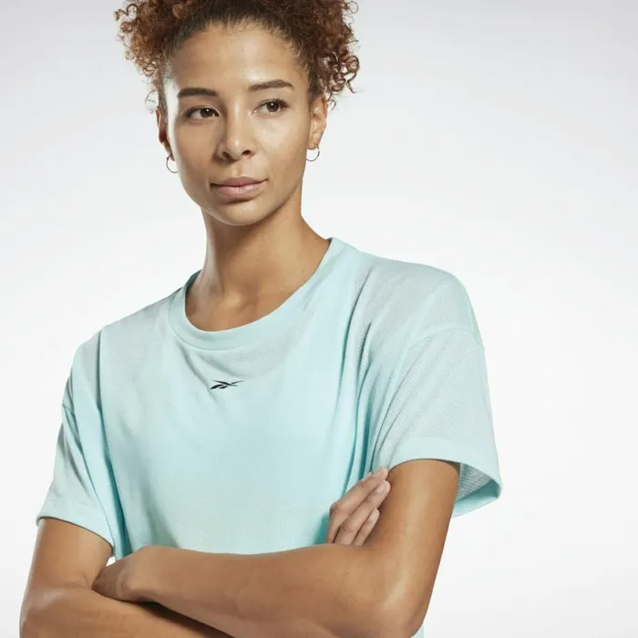 TShirts and Graphic Tees Womens Reebok Workout Ready Supremium TShirt Digital Glow