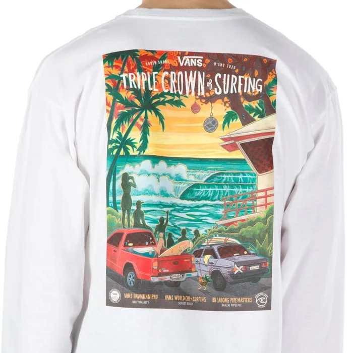 TShirts and Tanks Men Vans 2020 VTCS Poster Long Sleeve TShirt White TShirts and Tanks Men Vans 2020 VTCS Poster Long Sleeve TShirt White