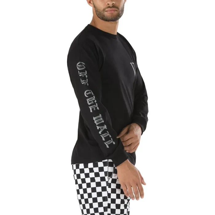 TShirts and Tanks Men Vans Ave Vintage V Long Sleeve TShirt Black TShirts and Tanks Men Vans Ave Vintage V Long Sleeve TShirt Black