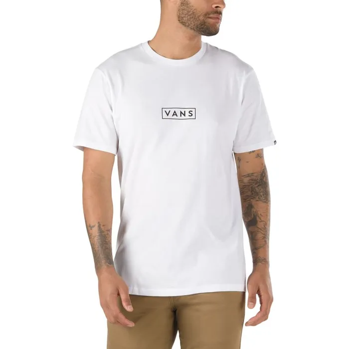 TShirts and Tanks Men Vans Easy Box TShirt Whiteblack