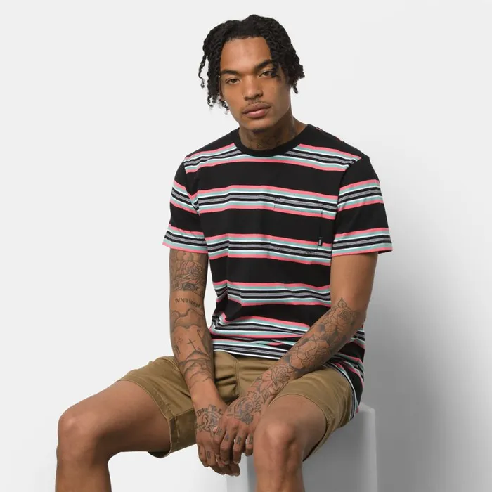 TShirts and Tanks Men Vans Emory Shirt Blackcanton