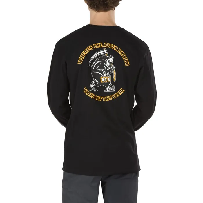 TShirts and Tanks Men Vans Gate Crasher Long Sleeve TShirt Black