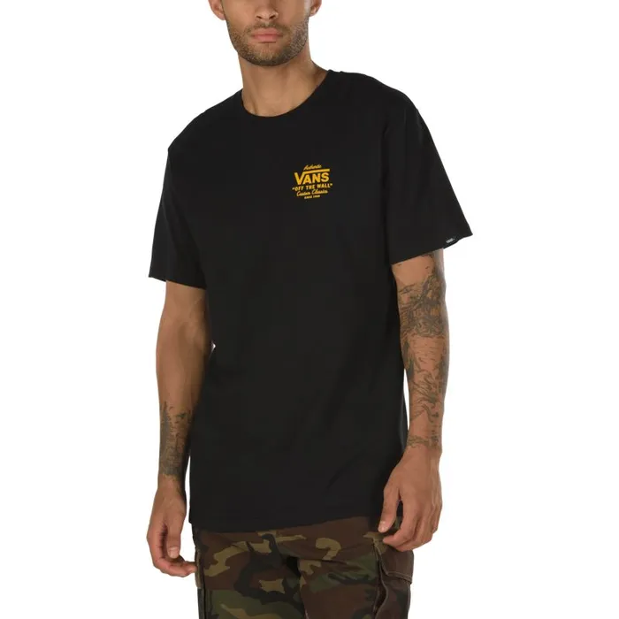 TShirts and Tanks Men Vans Holder Street TShirt Blackold Gold
