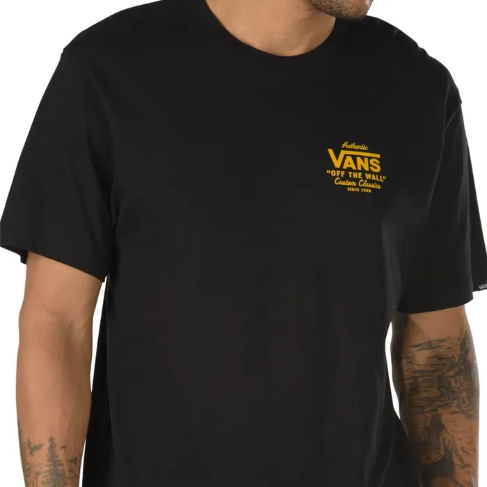 TShirts and Tanks Men Vans Holder Street TShirt Blackold Gold