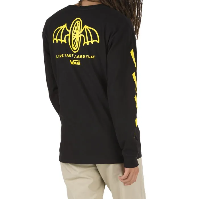TShirts and Tanks Men Vans Larry Edgar Long Sleeve TShirt Black
