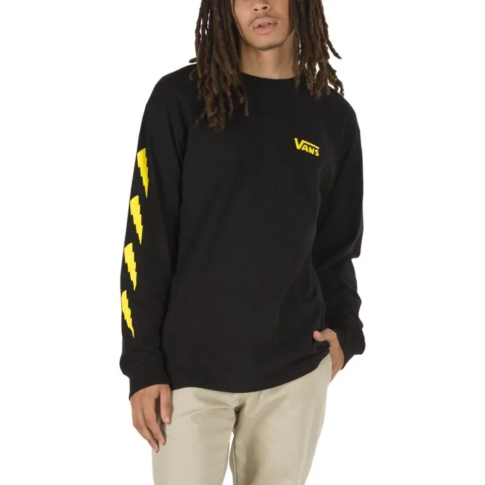 TShirts and Tanks Men Vans Larry Edgar Long Sleeve TShirt Black